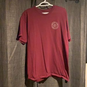 Dark red, Brinxton Supply t-shirt.